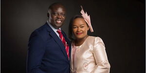 Outgoing Industrialization CAS David Osiany and his wife Syombua Osiany.jpg
