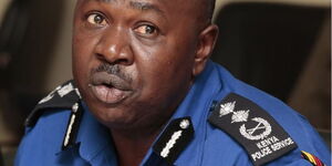 File image of Police spokesman Charles Owino