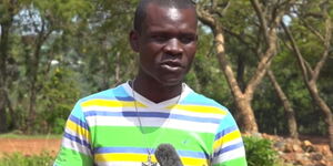 Paul Wasonga (24) scored 415 marks in the 2021 Kenya Certificate of Primary Education (KCPE) but missed out on form one placement.