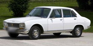 File Photo of Peugeot 504 Car parked on the roadside