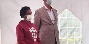Politician Steve Mbogo’s sister Jennifer Mukonyo Mbogo (left) and her husband Nathan Loyd Ndung’u