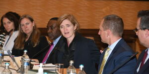 USAID Administrator Samantha Power and her delegation meeting with CS Margaret Kobia on Friday, July 22, 2022.