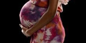A file image of a pregnant woman