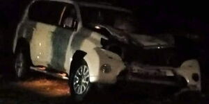 Nominated Senator Victor Prengei of the Jubilee Party Car Involved in Road Accident on Monday August 16