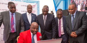 Ruto at NSE