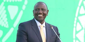President William Ruto speaking at an event in Ethiopia on October 6, 2022.