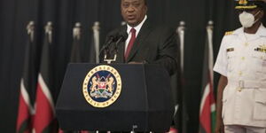 President Uhuru Kenyatta addressing the National Covid-19 Conference at KICC on Monday, September 28, 2020.