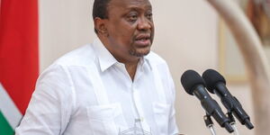 President Uhuru Kenyatta addressing the nation on November 4, 2020.