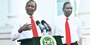 President Uhuru Kenyatta and DP Ruto at State House