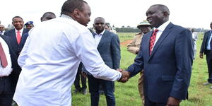 President Uhuru Kenyatta and MP Oscar Sudi