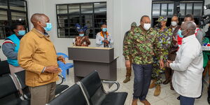 President Uhuru Kenyatta commissions hospitals on Tuesday night, July 6.