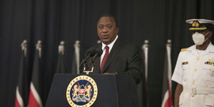 President Uhuru Kenyatta speaking during the National Covid19 Conference on September 28, 2020.