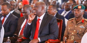 President William Ruto during the launch of the affordable housing project in Syokimau on Wednesday December 7, 2022.