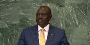 President William Ruto Speaks at UNGA event in New York on Sunday, September 22, 2022.