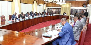 President William Ruto chairing a cabinet meeting at State House, Nairobi on Tuesday, November 16, 2022..jpg