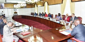President William Ruto chairs a cabinet meeting at State GHouse Nairobi on Monday, October 3, 2022..jpg