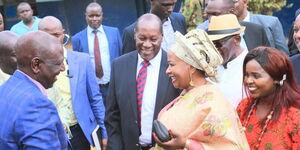 President William Ruto is welcomed by Machakos Governor Wavinya Ndeti and Kitui Governor Julius Malombe .jpg