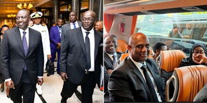 President William Ruto in the UK to attend the funeral of Queen Elizabeth II on September 18, 2022. The burial was held on September 19, 2022.