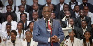 President William Ruto at Faith Evangelistic Ministries