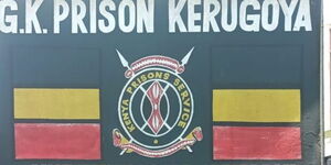 A sign post of kerugoya prisons in Kirinyaga County