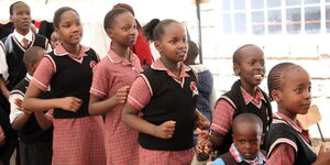 Pupils at Cardinal Academy participating in an activity 