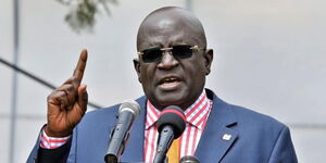 CS George Magoha at Kisumu Boys