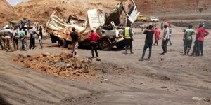 An image of a quarry accident