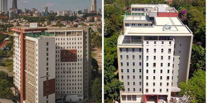 File photo collage of Qwetu students residence in Nairobi