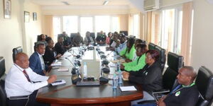 IEBC Returning Officers (ROs) met with the Director of Public Prosecutions Noordin Haji on Wednesday, August 24, 2022.