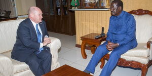 Azimio Leader Raila Odinga meets US Delaware Senator Christopher Coons on Wednesday, March 29.
