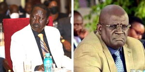 ODM Leaders Raila Odinga and education CS Prof. George Magoha