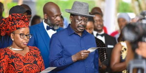 Former Prime Minister attending Lavender Orengo's wedding on Friday October 7 , 2022.