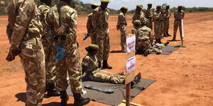 Kenya Wildlife Rangers demonstrate first aid skills