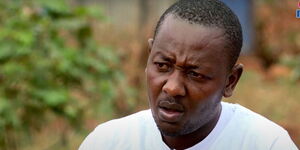 Reformed gang leader Peter Wainaina during an NTV interview.
