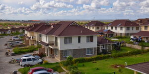 An upmarket residential complex pictured in Nairobi