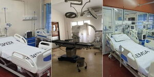 Revamped Isiolo county referral hospital during the unveiling on November 29, 2022.
