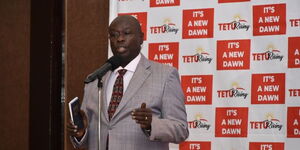 Deputy President Rigathi addressing Tetu professionals in Nairobi on Friday March 3, 2023