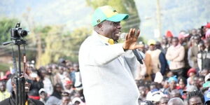 Mathira Member of Parliament Rigathi Gachagua in Marakwet East, on Thursday, May 26, 2022.
