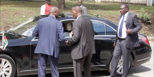 A file image of one of Deputy President William Ruto's motorcade