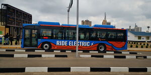 Roam bus at the Green Park Terminal in Nairobi on Wednesday October 19, 2022