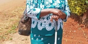 Rose Wanjiku, blind mother who walked 10km to support her son
