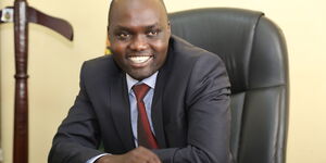 Elgeyo Marakwet Deputy Governor in his office