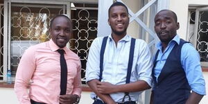 Royal Media journalists Hassan Mugambi, Faizal Ahmed and Patrick Igunza 