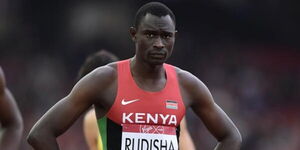 David Rudisha at the 2014 Commonwealth Games in Glasgow, Scotland on July 31, 2014