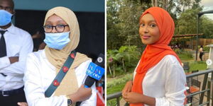 Photo collage of NTV Reporter Rukia Bulle 