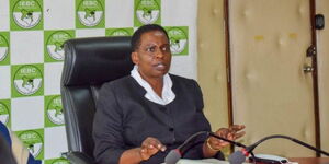 An undated image of IEBC Deputy Commissioner Secretary Ruth Kulundu