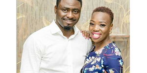 Gospel singer Ruth Matete pictured with her late husband BelovedJohn Apewajoye