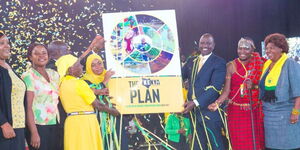Deputy President William Ruto during the unveiling of his manifesto on June 30, 2022.