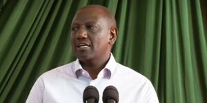 President William Ruto addressing his Cabinet in Nanyuki on January 6, 2023.