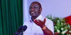 President William Ruto speaking during a retreat with his Cabinet on January 6, 2023.